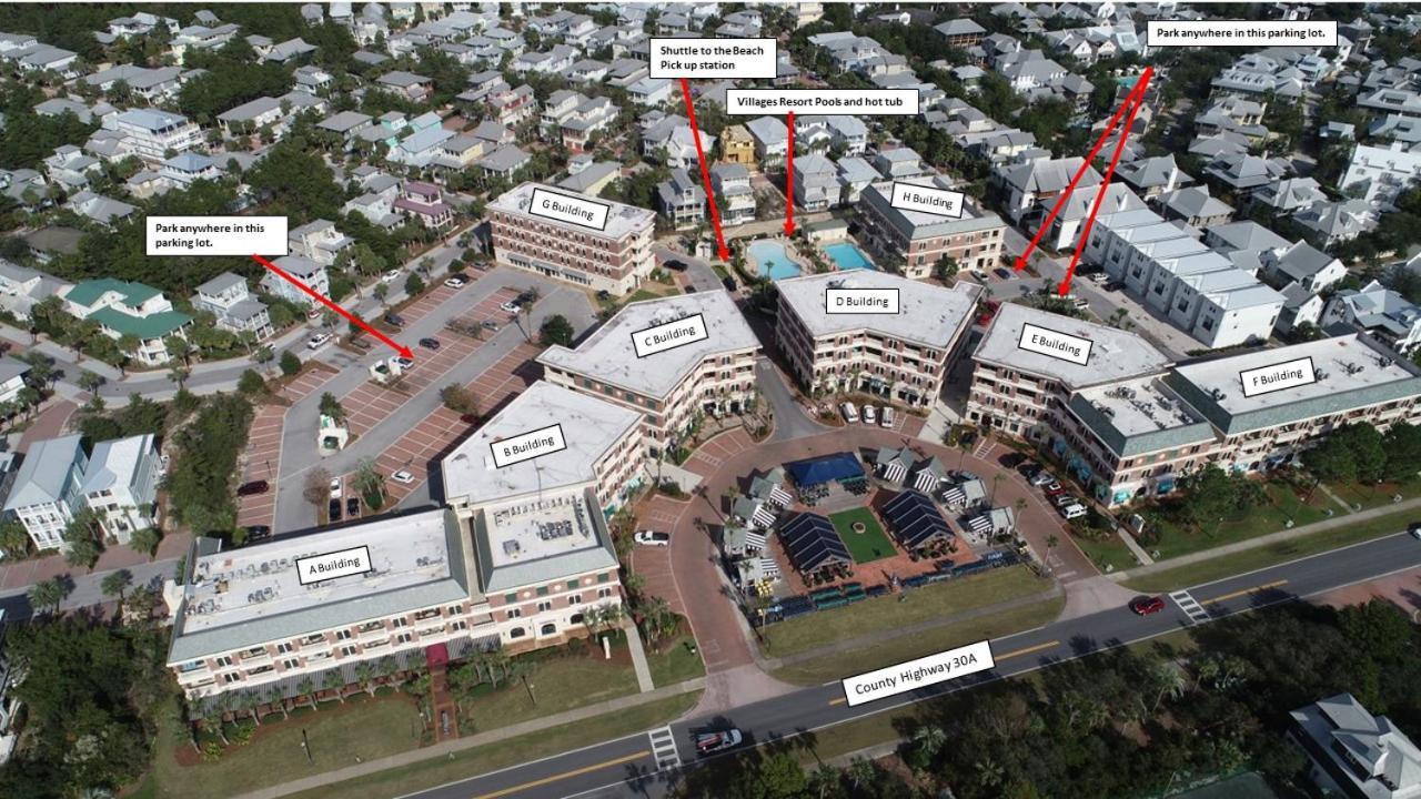 30A Villages Of South Walton B190 - Free Bicycles - Private Beach Access Seacrest Exteriör bild